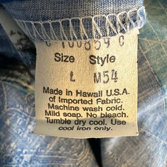 Vintage Kahala Hawaiian Islands America’s Cup Camp Shirt Large - Picture 6 of 7